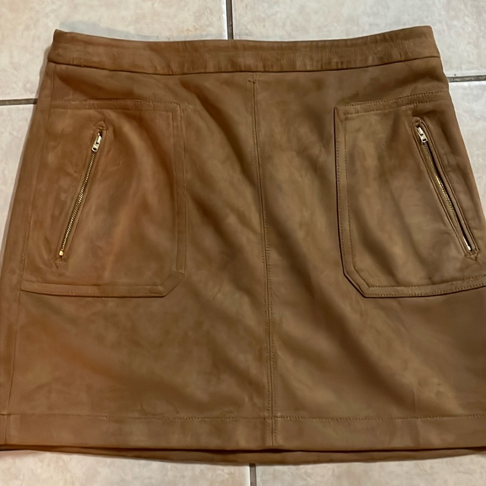 Loft Outlet Suede Skirt